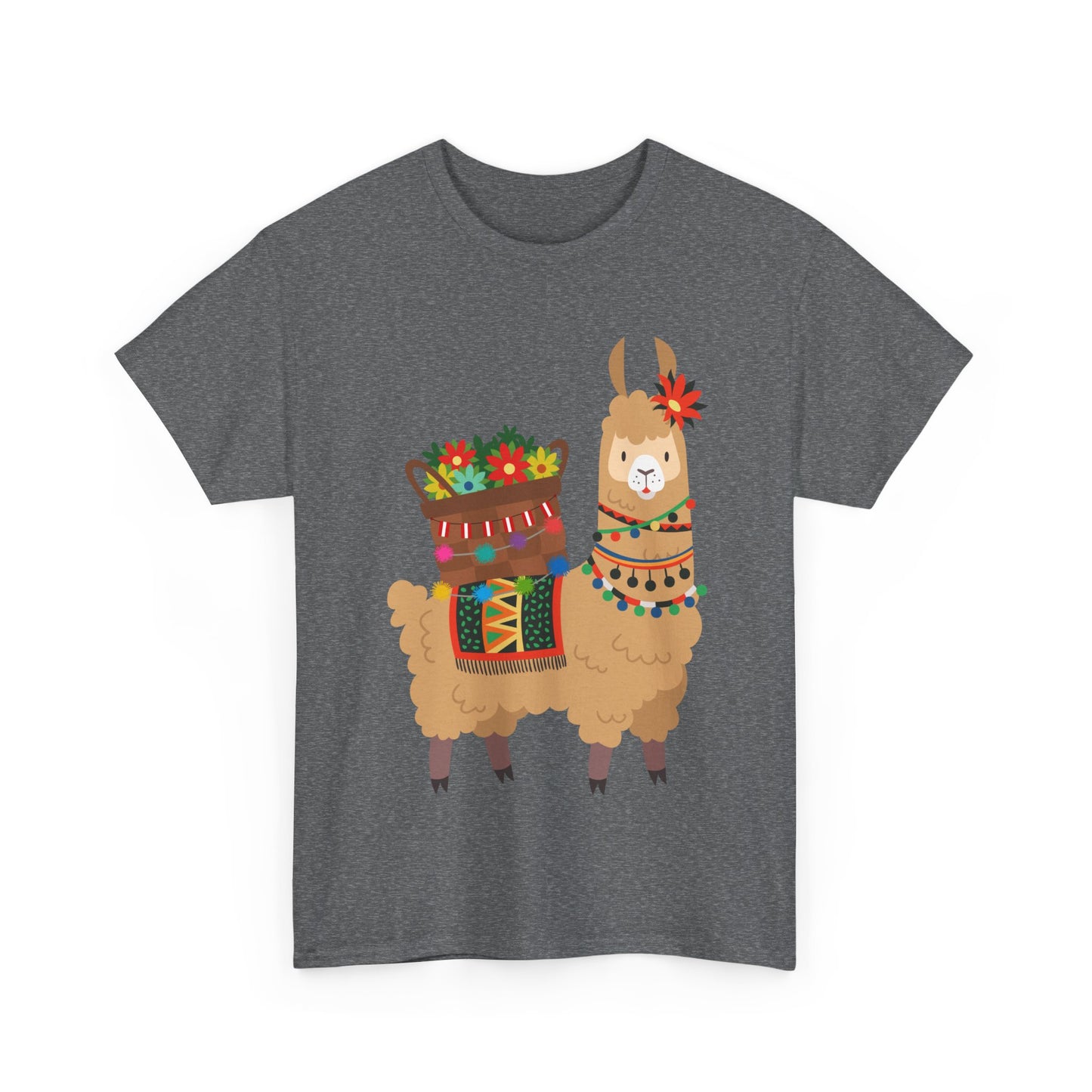 Fiesta Llama Unisex Tee – Bold Print, Classic Comfort
