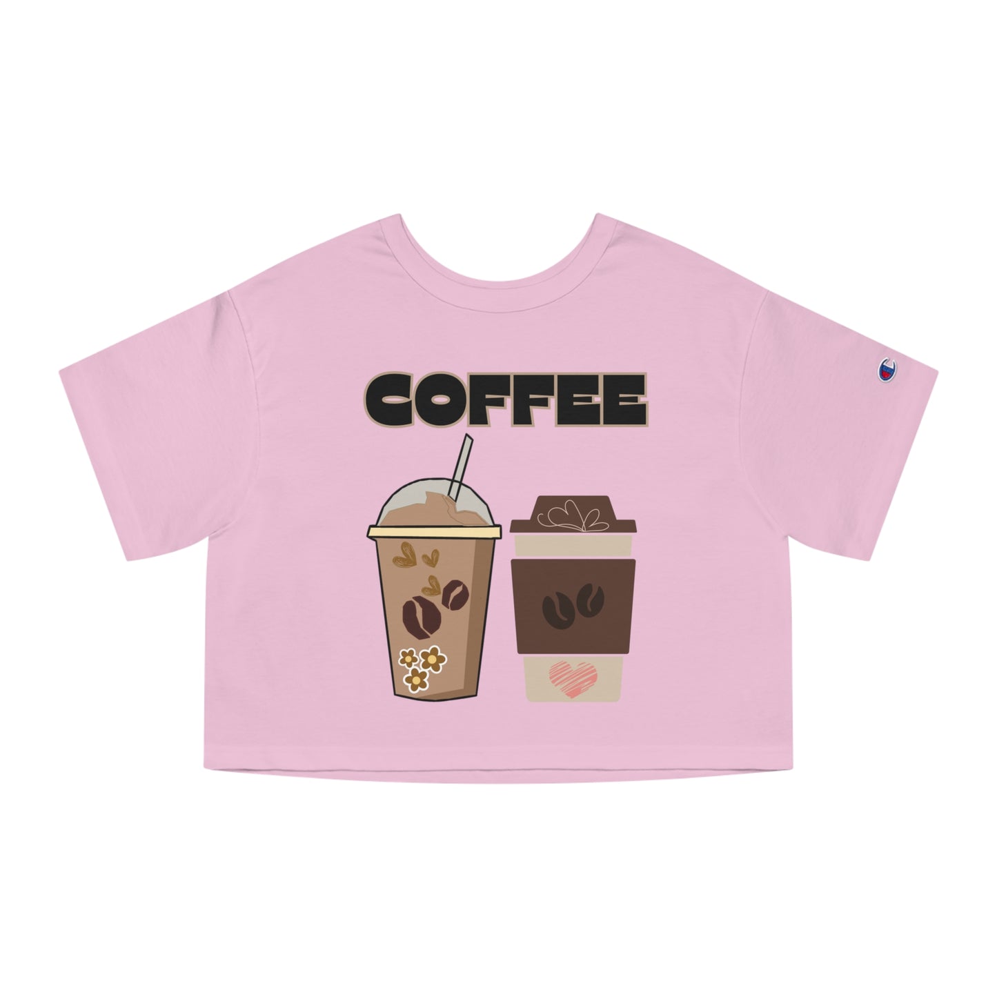 Best Customized Champion Coffee Cropped T-Shirt "Coffee"