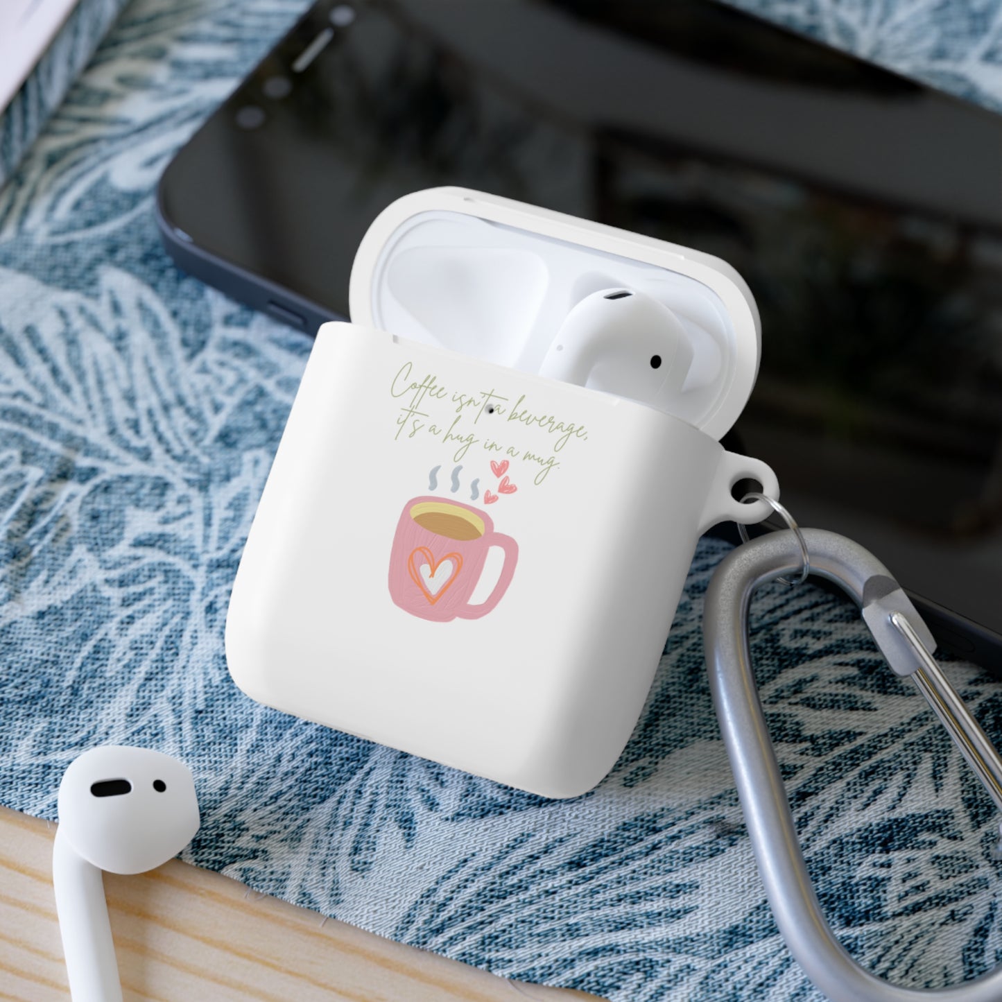 Best Coffee AirPods and AirPods Pro Case Cover "Coffee isn't a beverage, it's a Hug in a Mug"