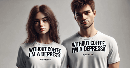 Without coffee, I'm a Depresso: A T-Shirt that Speaks Volumes