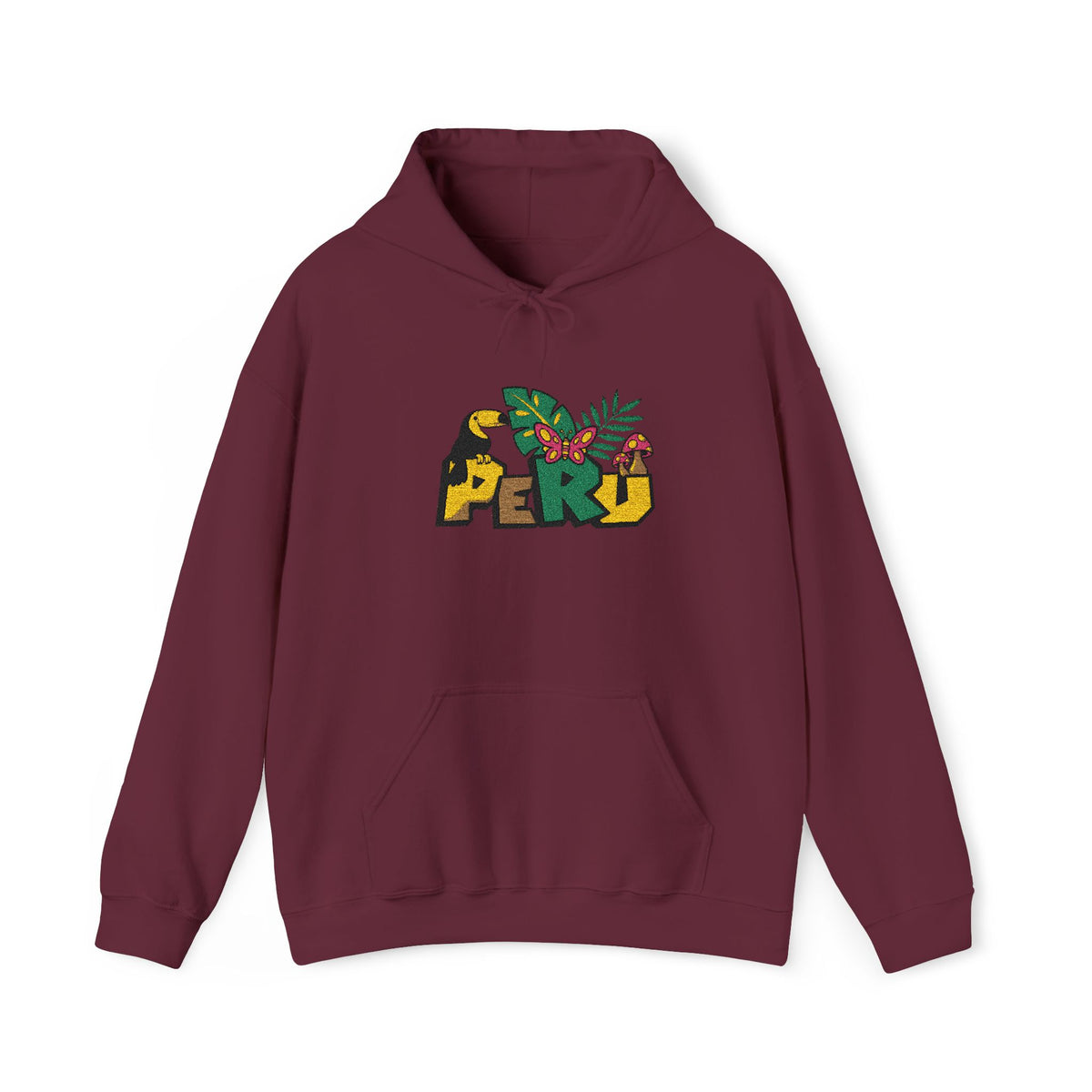 Best Peru Jungle Hoodie - Embroidered Toucan Amazon Gift