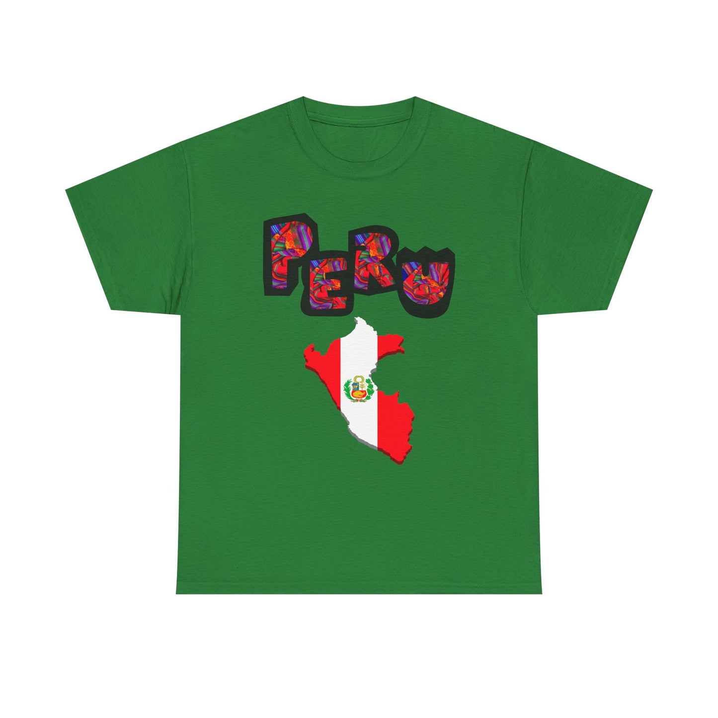 Best Peruvian T-shirt USA Unisex | Peru Map Flag Tee