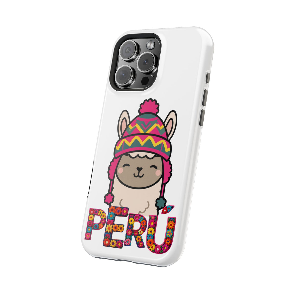 Best Peru Phone Case – Cute Llama with Chullo | Peruvian Gift
