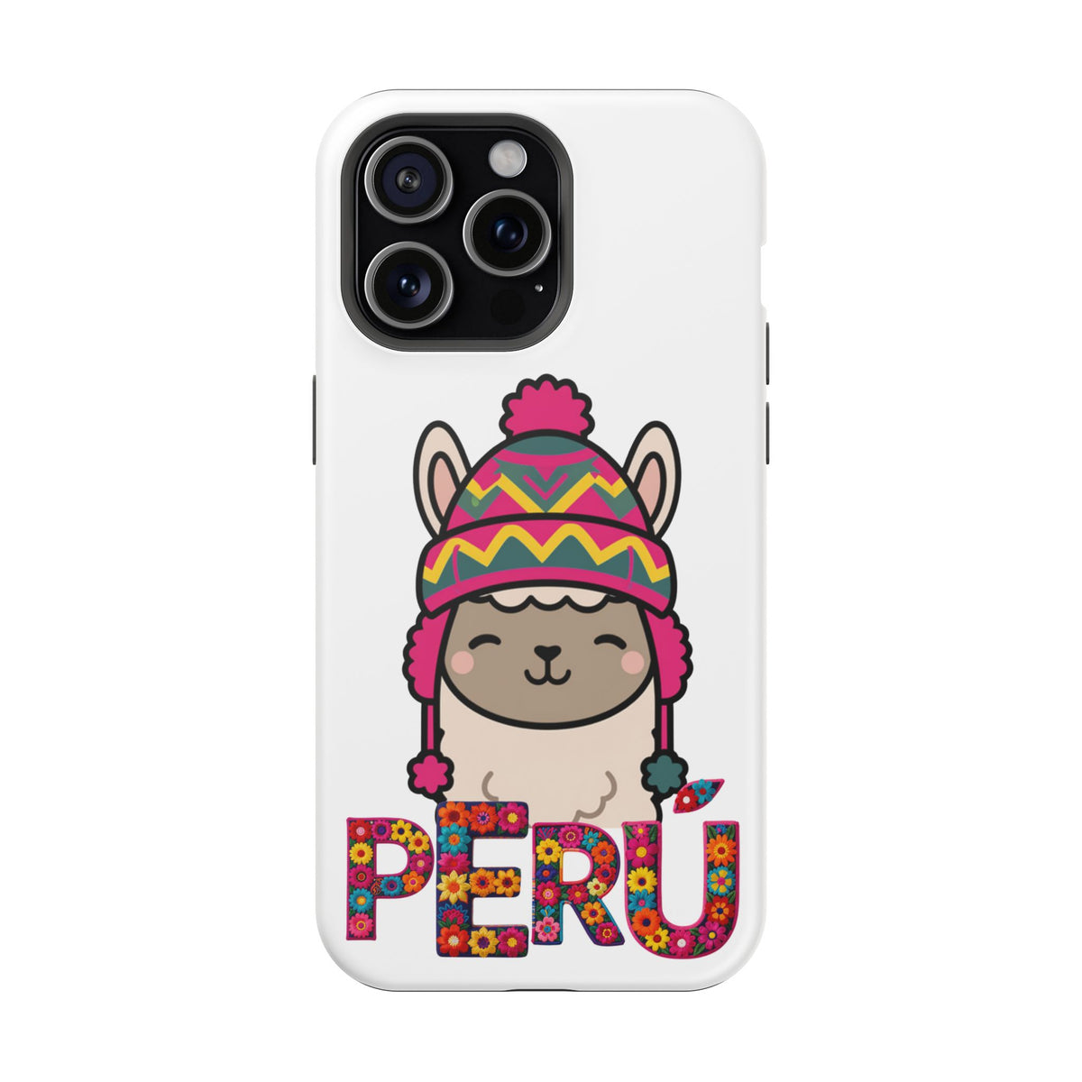 Best Peru Phone Case – Cute Llama with Chullo | Peruvian Gift