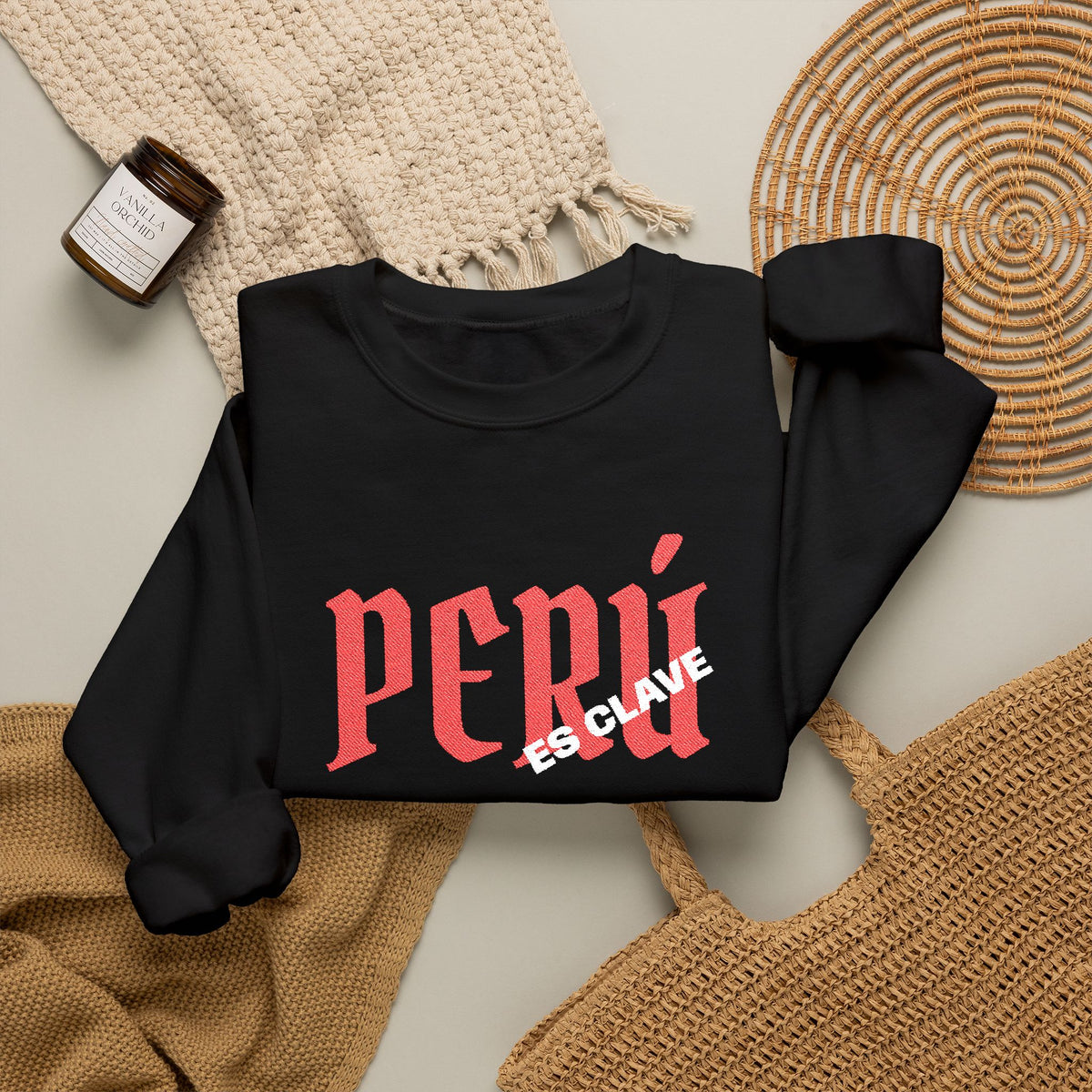 Best Peru Es Clave Embroidered Sweatshirt USA