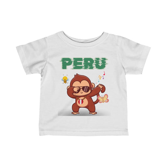 Best Peruvian Infant Fine Jersey Tee "Peruvian Jungle Party"