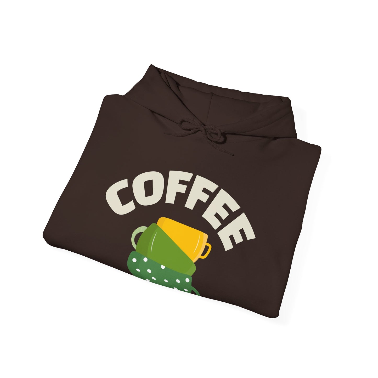 ☕ Stacked Coffee Cups Hoodie USA | Cozy Coffee Lovers Hoodie