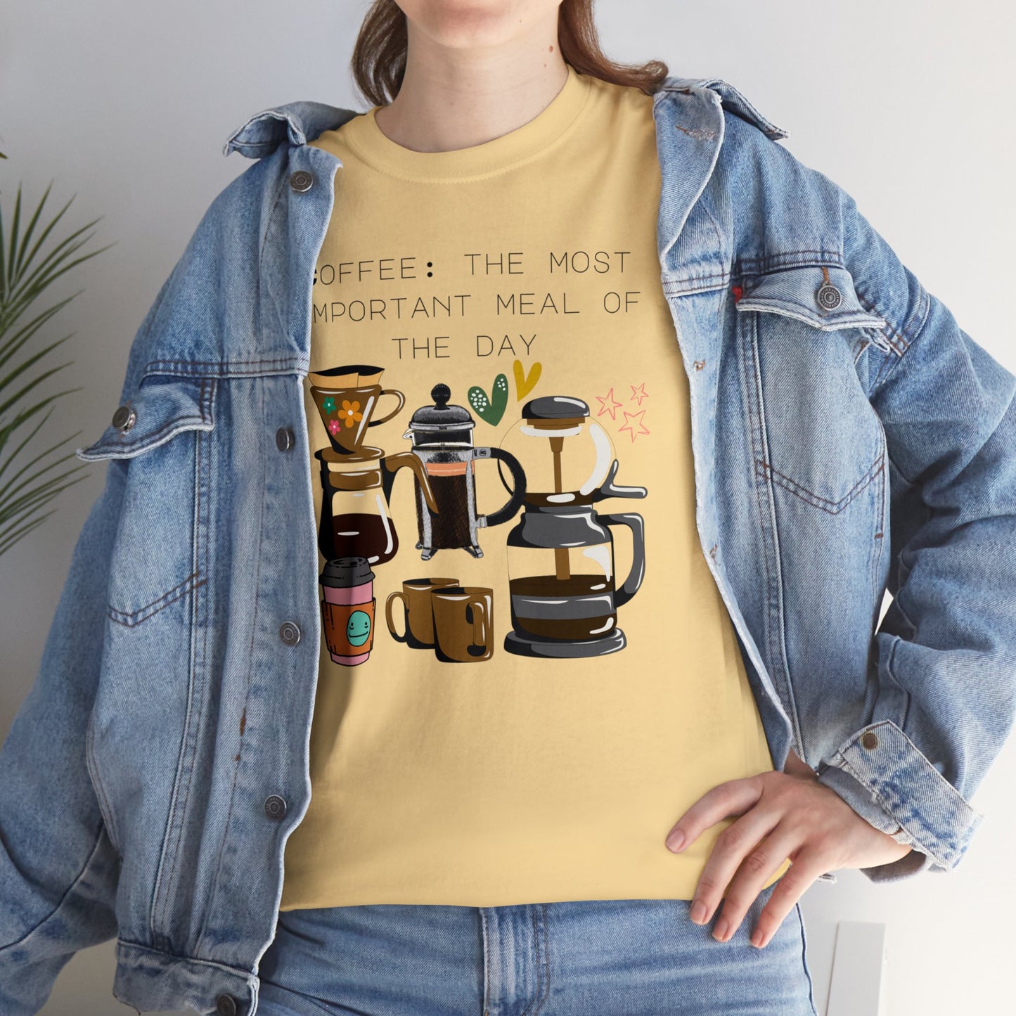 Best Unisex Coffee T-Shirt "Coffee: the most important meal of the day"