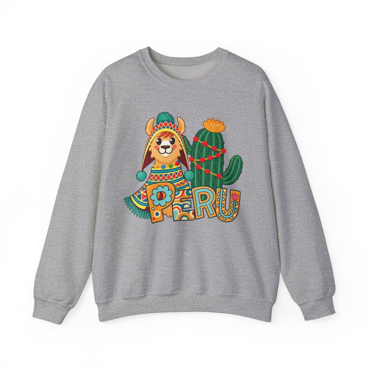 Best Peru Llama Sweatshirt - Cozy Peruvian Crewneck Gift