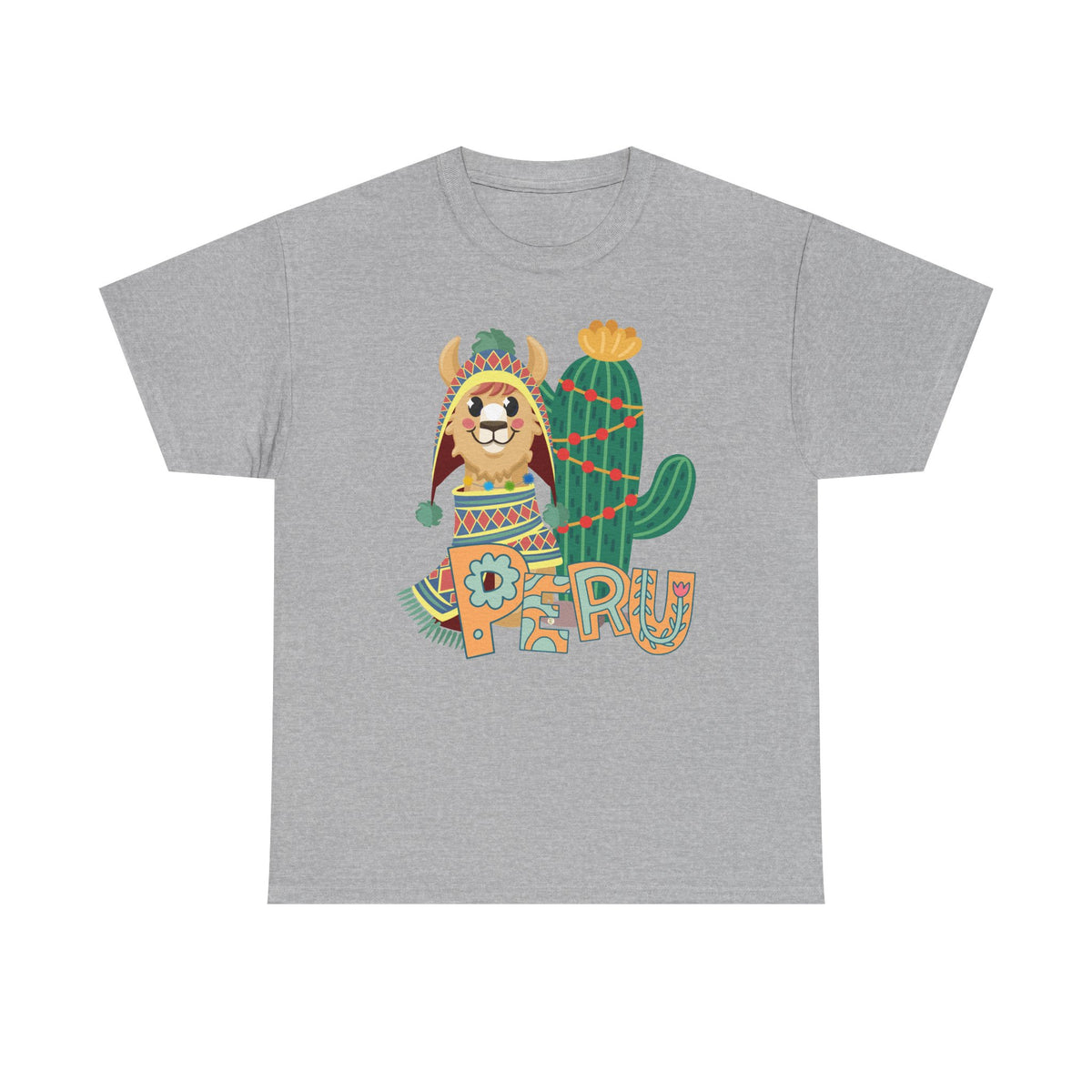Best Peru Chullo Llama T-Shirt USA — Peruvian Pride Tee