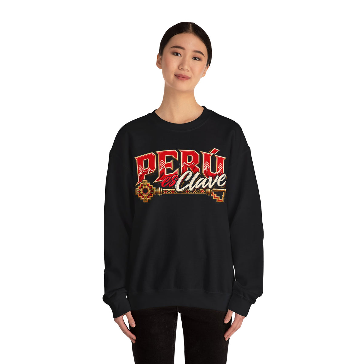 Best Perú es Clave Sweatshirt - Gold Key & Andes Crewneck