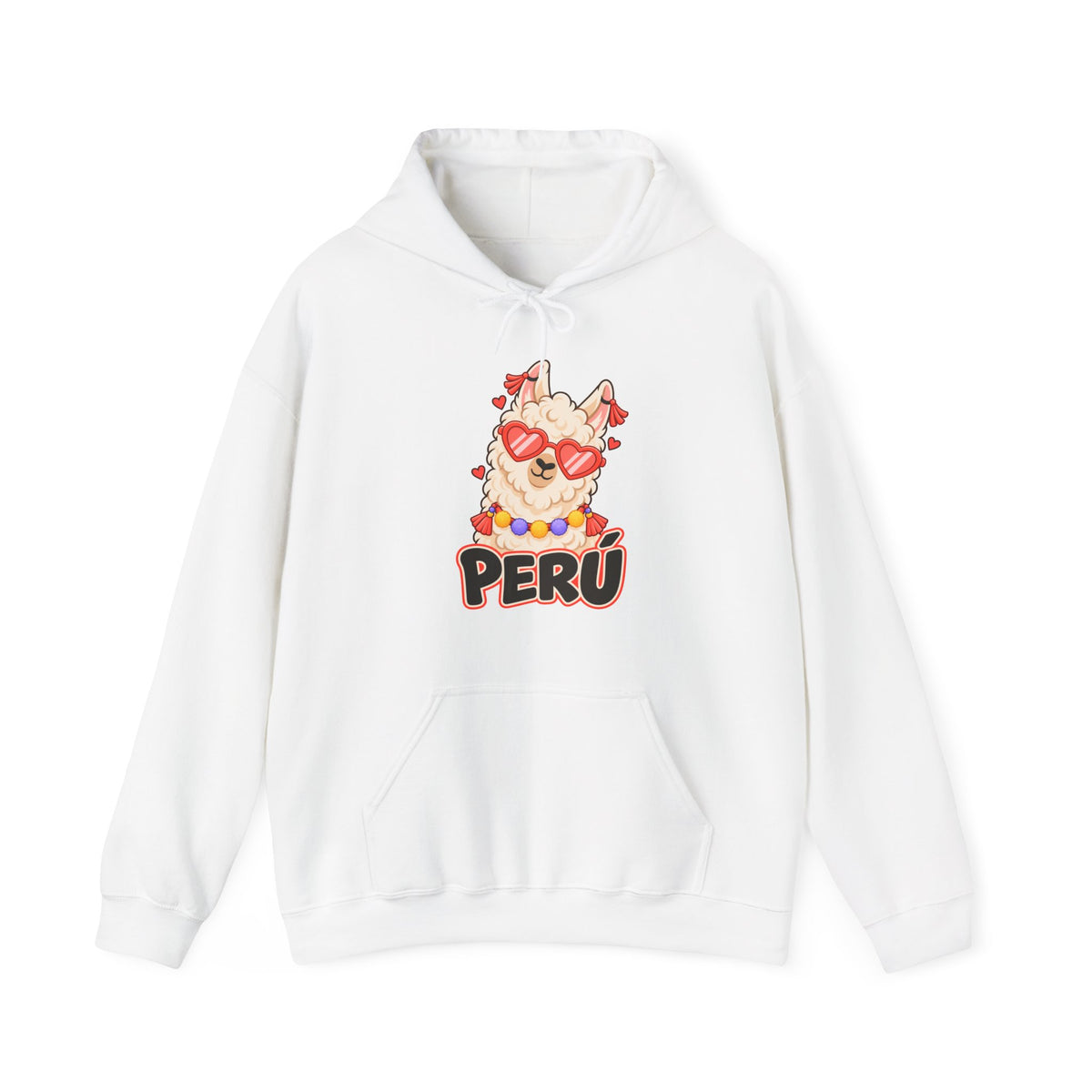 Best Cool Llama Peru Hoodie - Heart Sunglasses Llama Gift
