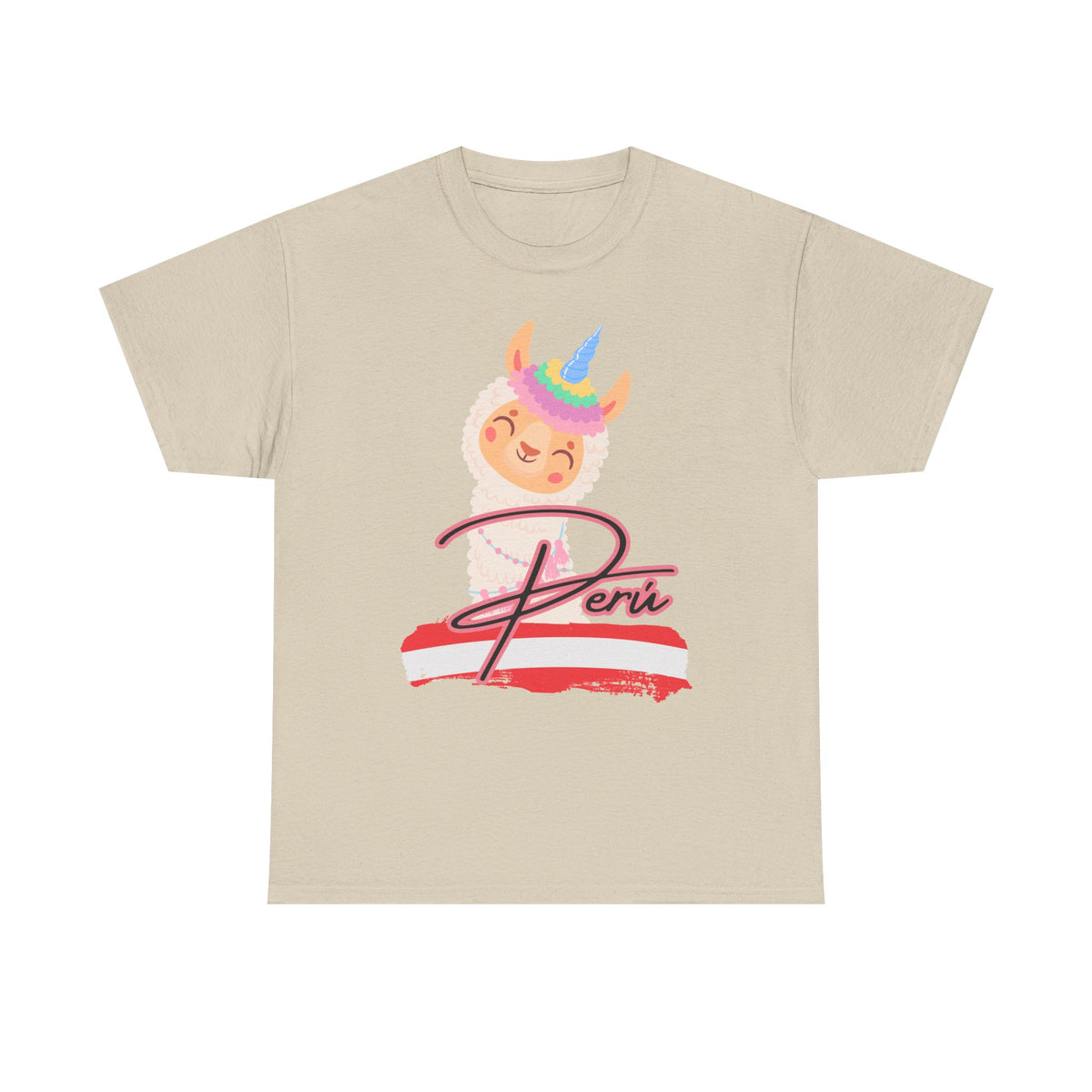 Best Peru Unicorn Llama T-Shirt USA Unisex Cute Peru Pride Tee