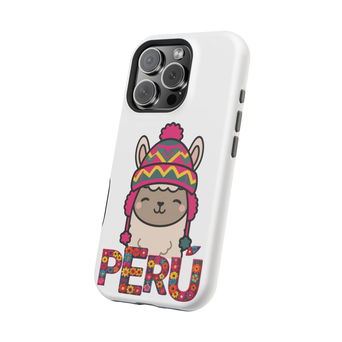 Best Peru Phone Case – Cute Llama with Chullo | Peruvian Gift