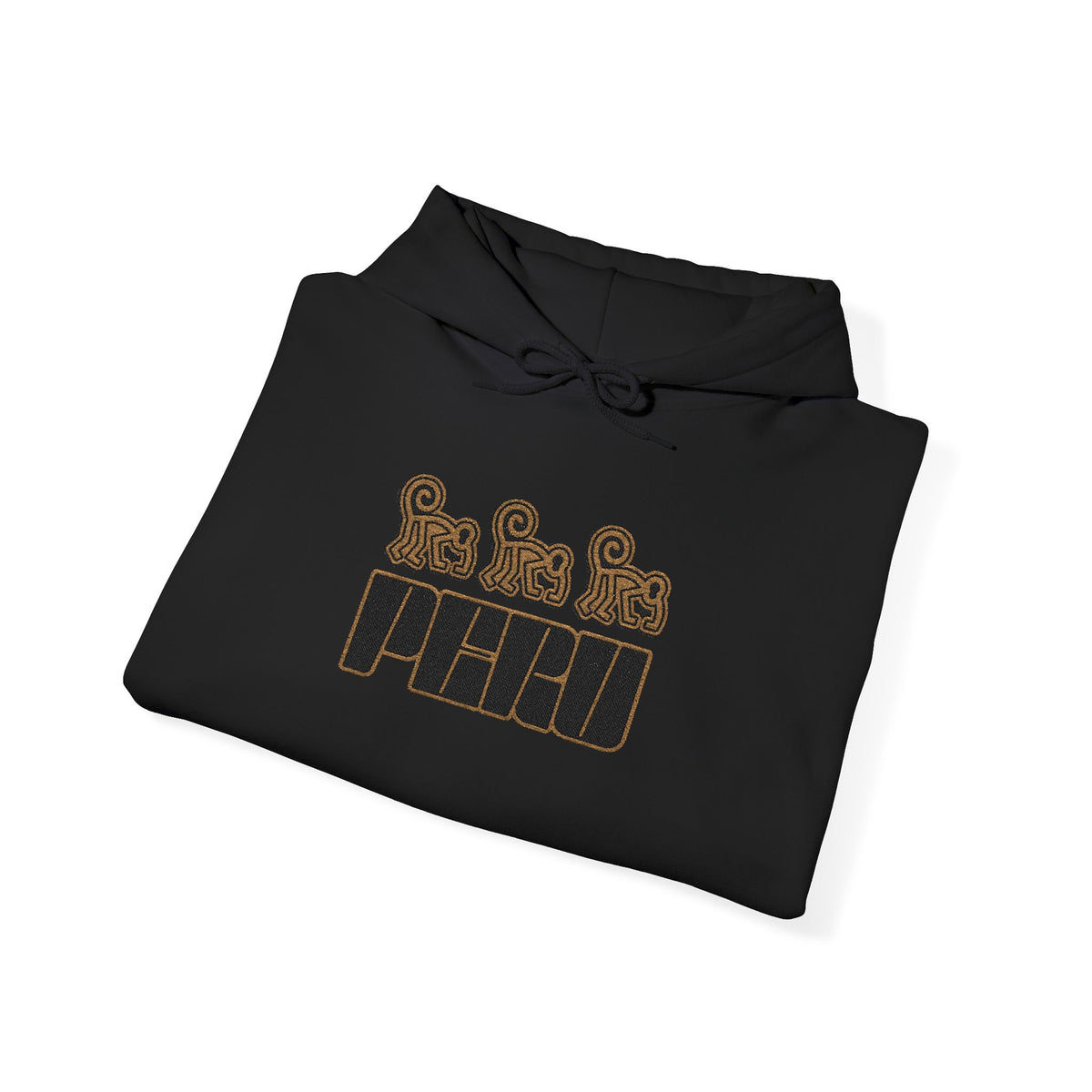 Best Nazca Lines Hoodie - Embroidered Monkey Peru Gift