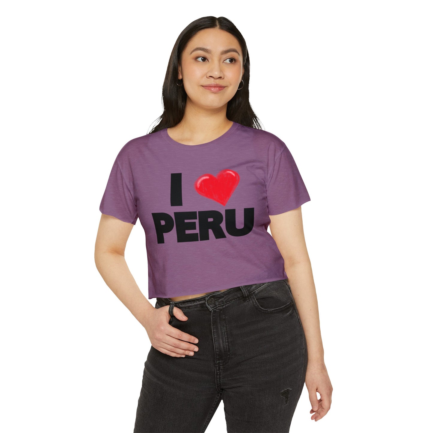 Peruvian Crop Top "Love Peru"