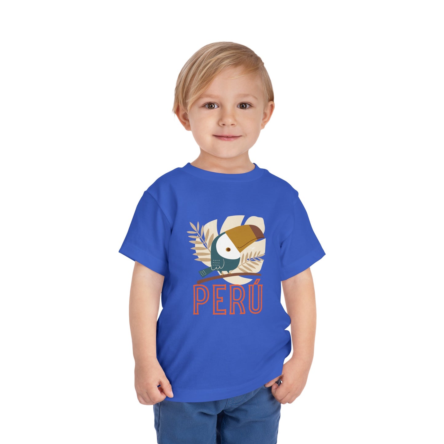 Best PeruvianToddler Short Sleeve Tee "Peru Toucan"