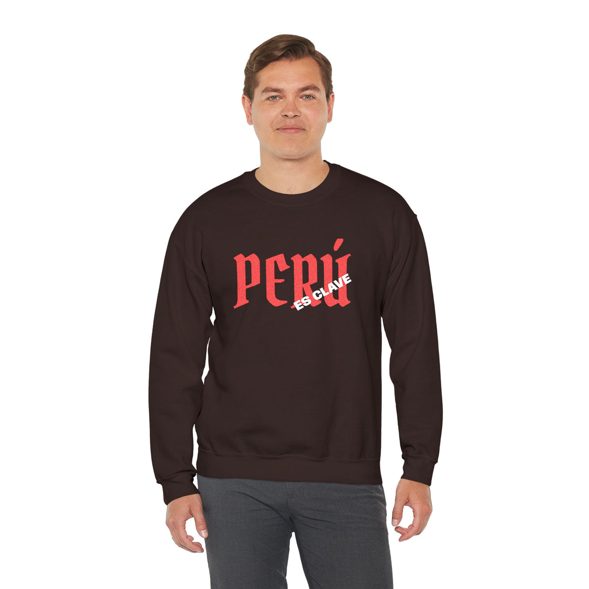 Best Peru Es Clave Embroidered Sweatshirt USA
