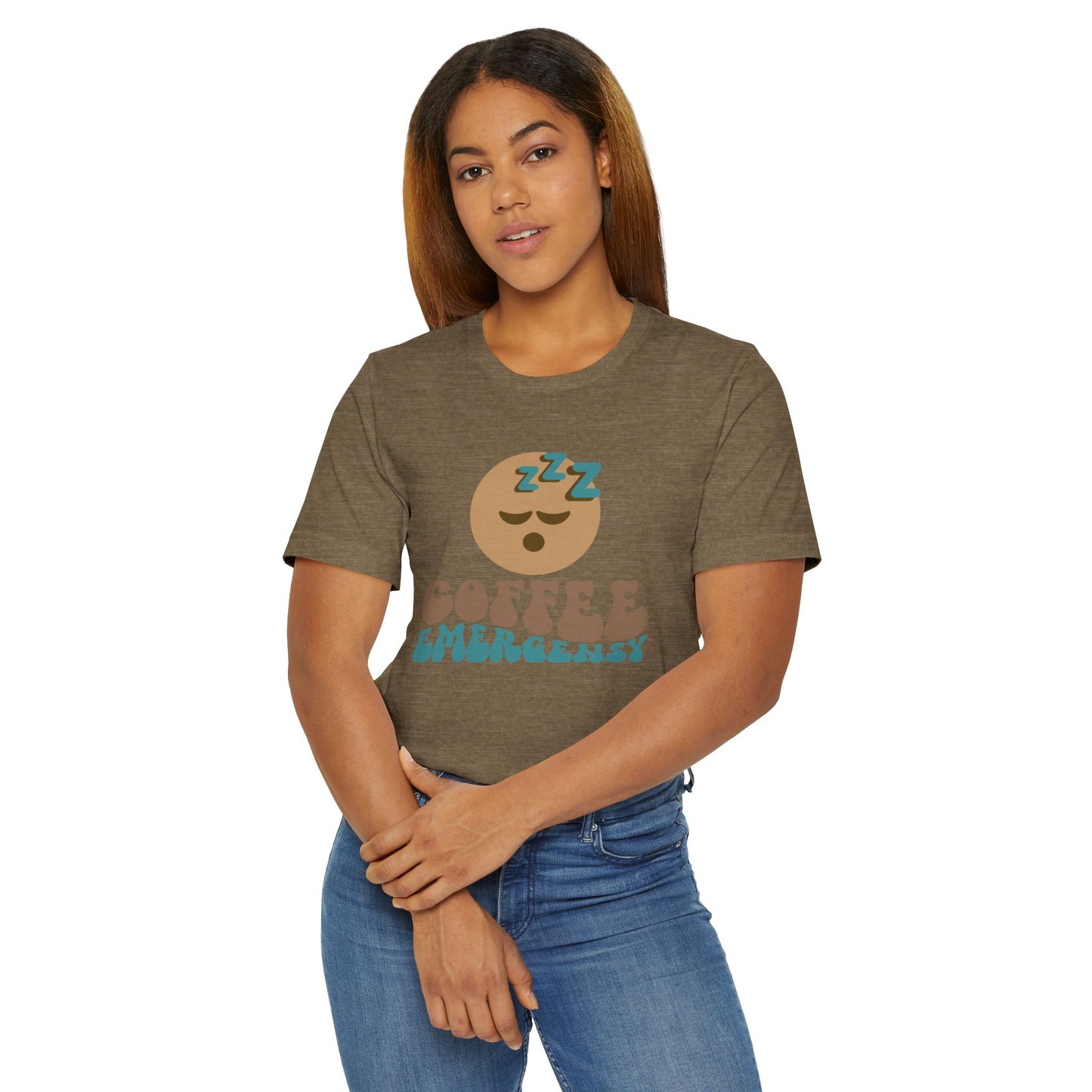 Coffee Emergency T-Shirt 😴☕ Funny Coffee Graphic Tee for Coffee Lovers (USA Shipping)