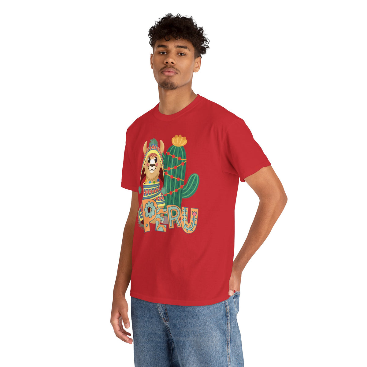 Best Peru Chullo Llama T-Shirt USA — Peruvian Pride Tee