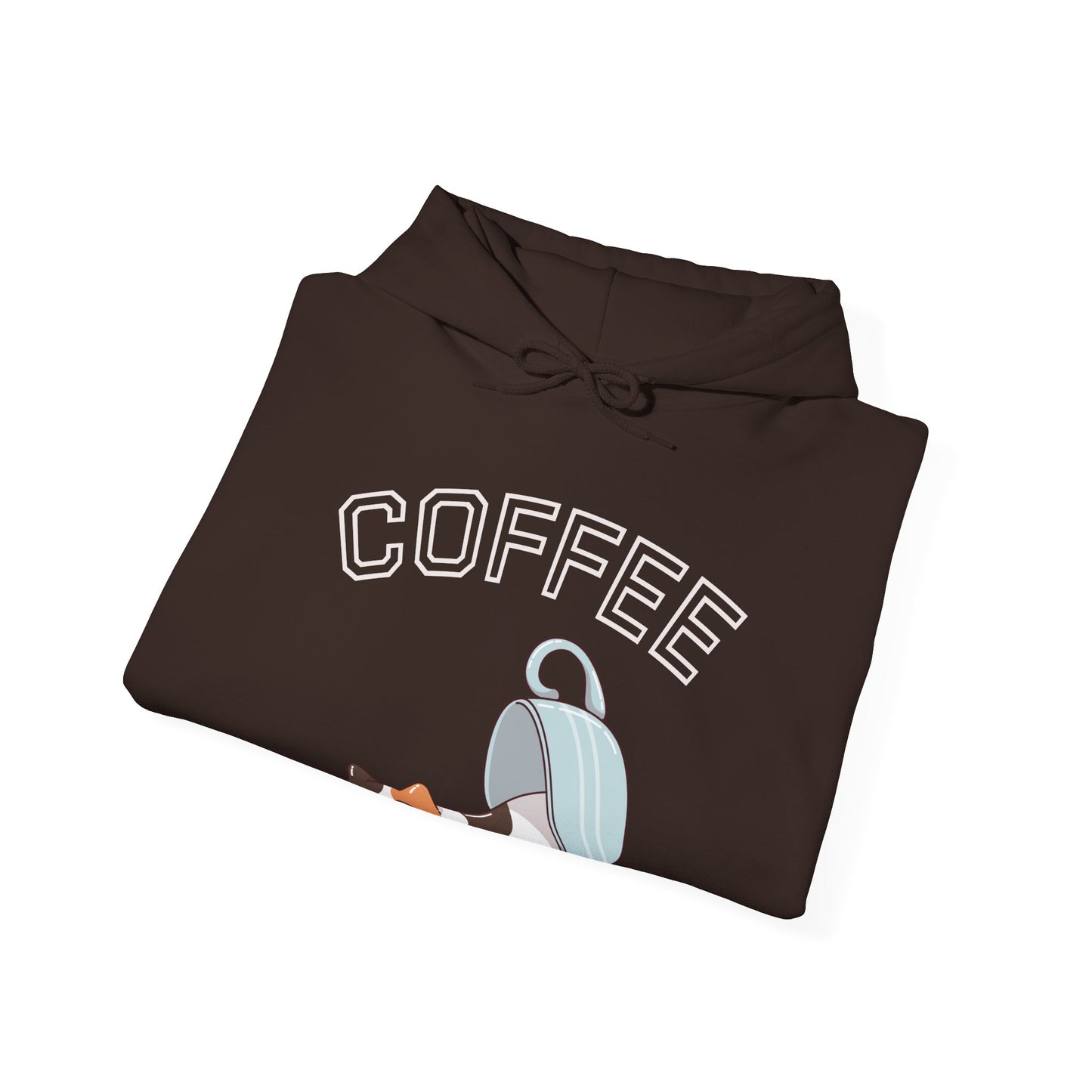 Coffee Cat Hoodie (Unisex) – Cute Cat in Coffee Mug Graphic, Hoodie for Coffee Lovers (USA Only)