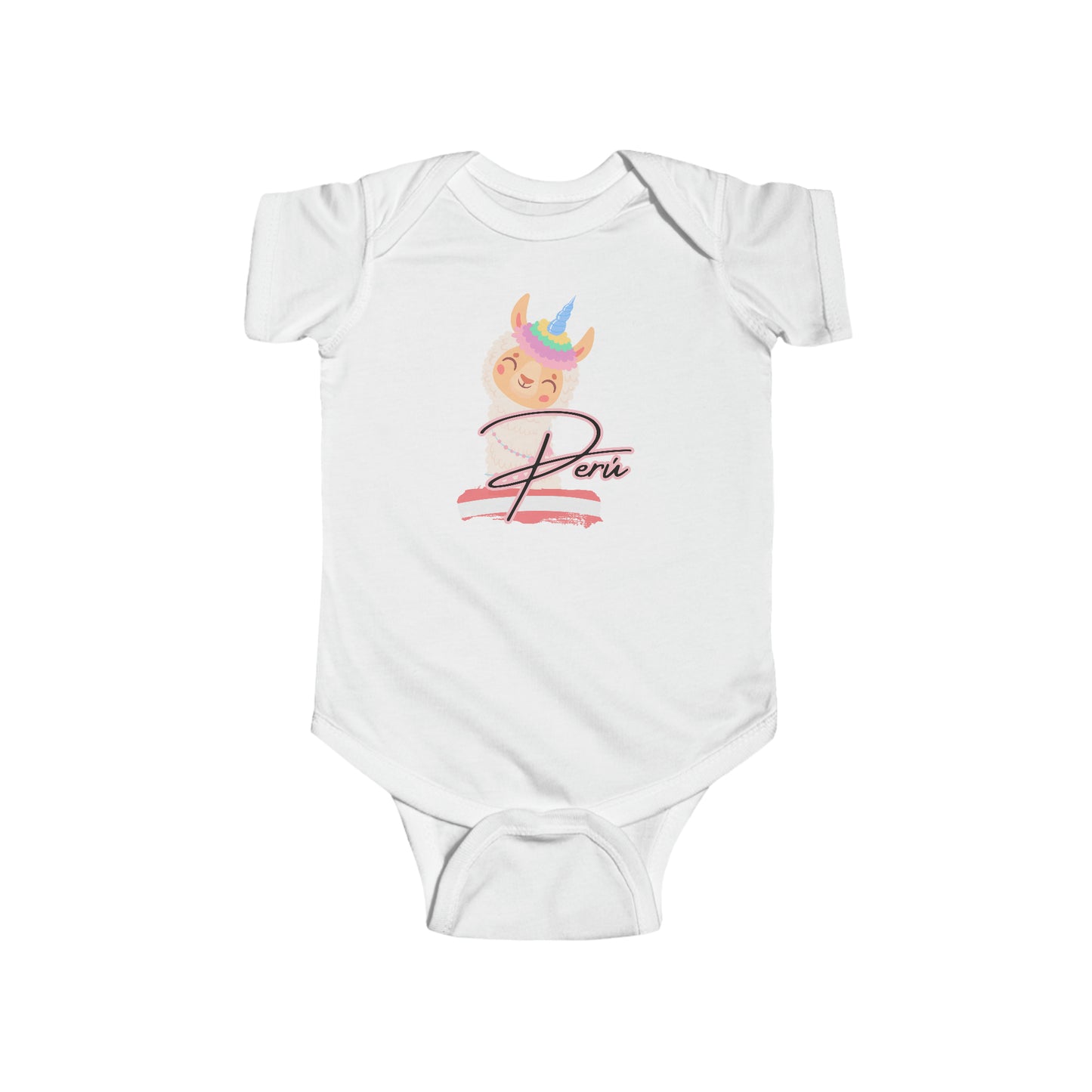 Peruvian Infant Bodysuit "Tiny Explorer's Haven"