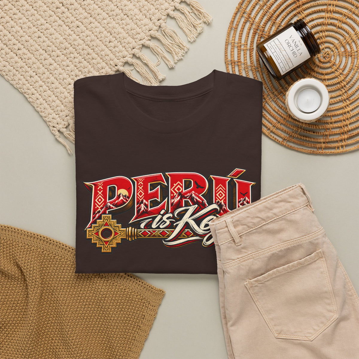 Best Peru is Key T-Shirt - Andes Sun & Condor Peruvian Tee