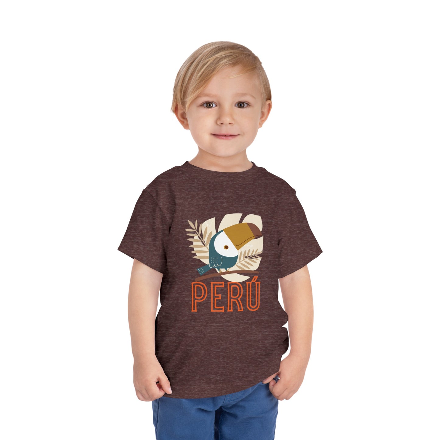 Best PeruvianToddler Short Sleeve Tee "Peru Toucan"