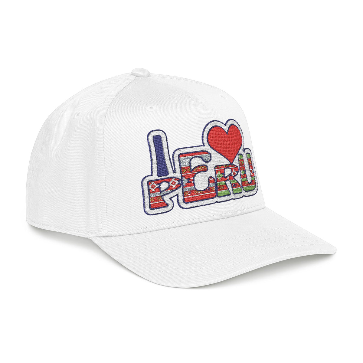 Best I Love Peru Hat - Embroidered Andean Textile Cap