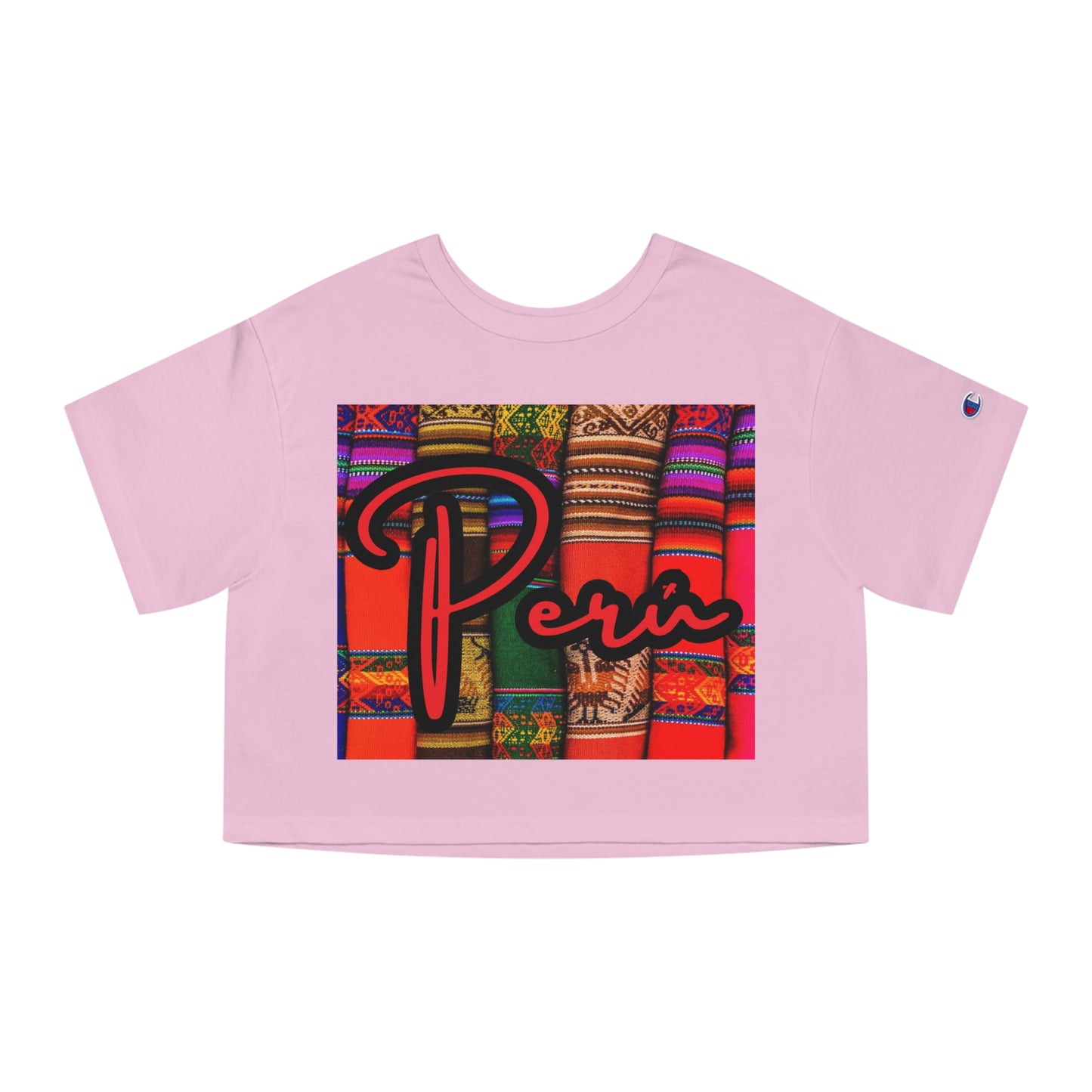 Champion Peruvian Cropped T-Shirt Peru Colors