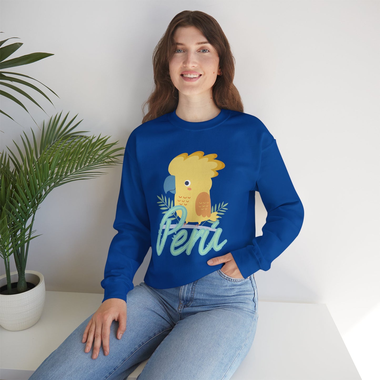 Best Unisex Sweatshirt Peruvian Inspired "Gallito de la Rocas"