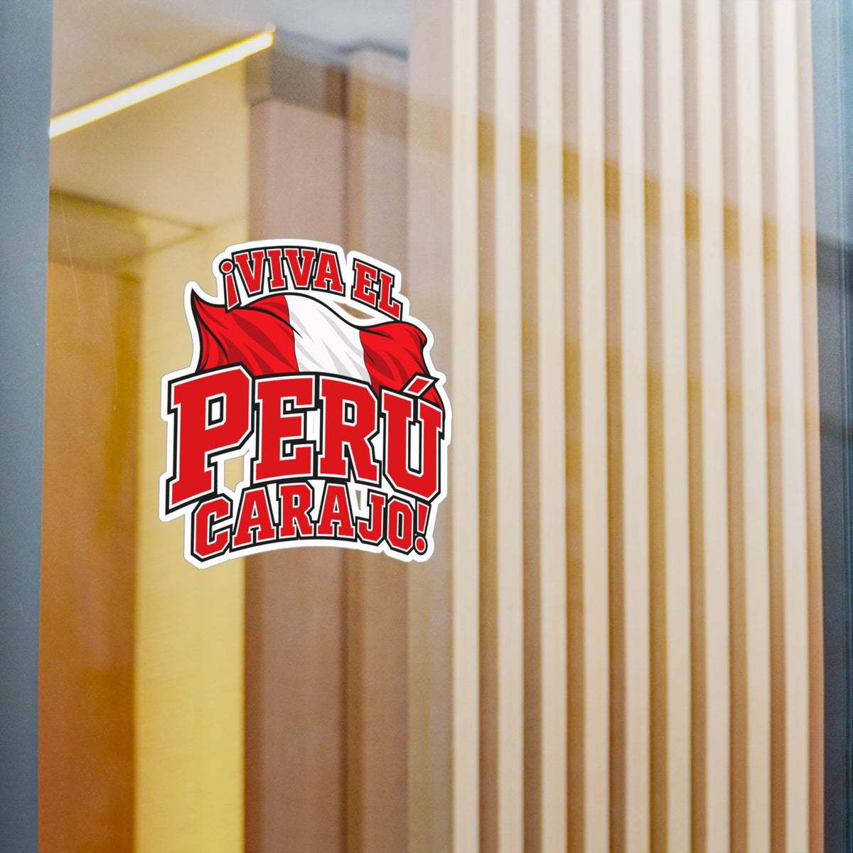 Best Viva el Perú Carajo Sticker - Peru Flag Pride Decal