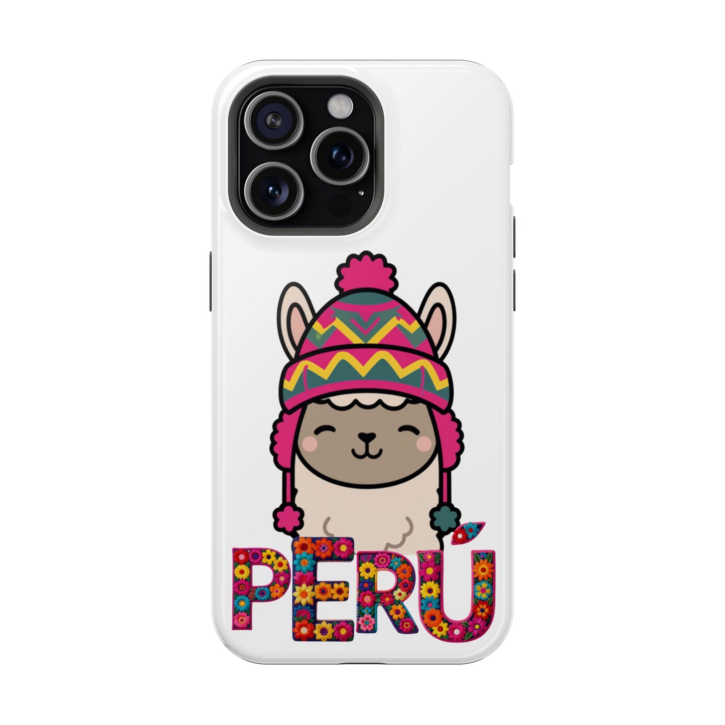Best Peru Phone Case – Cute Llama with Chullo | Peruvian Gift