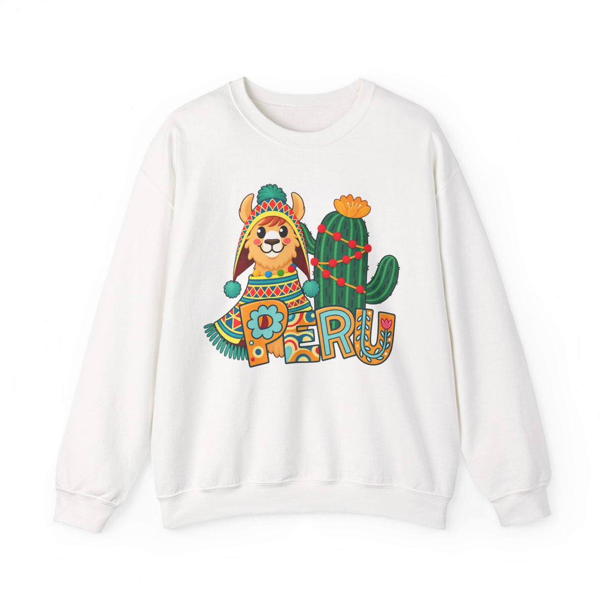Best Peru Llama Sweatshirt - Cozy Peruvian Crewneck Gift