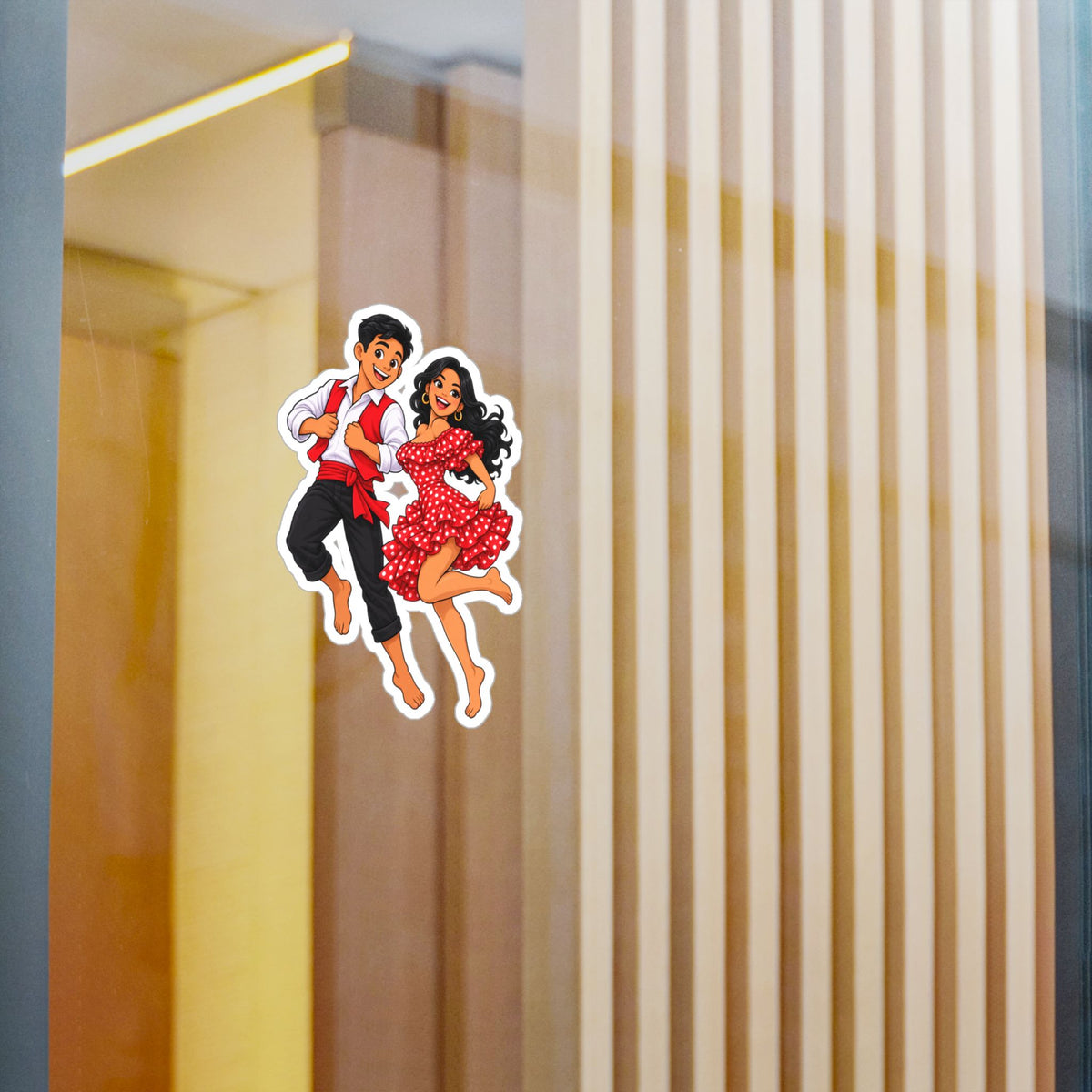 Best Peruvian Dance Couple Sticker - Afro-Peruvian Decal