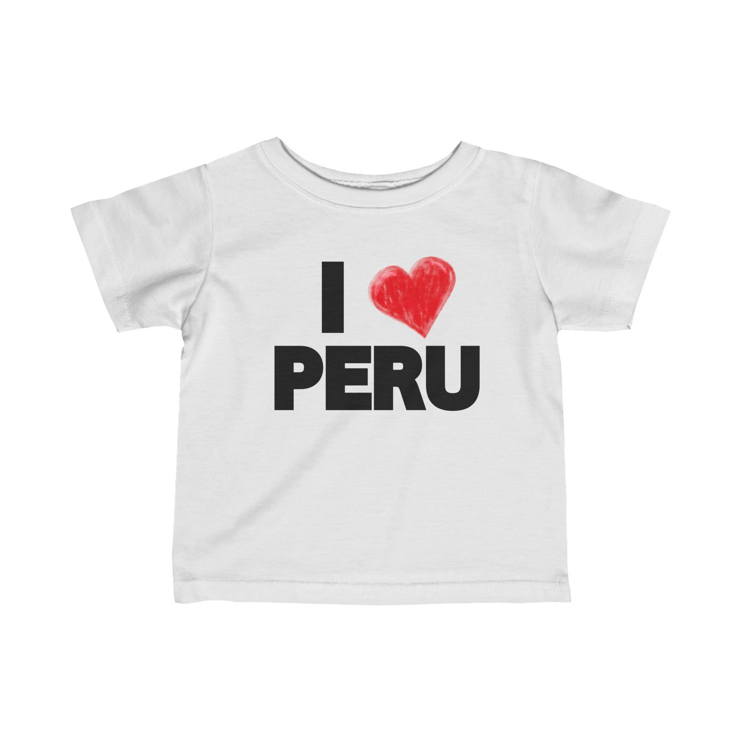 Best Peruvian Infant Fine Jersey Tee "I Love Peru"