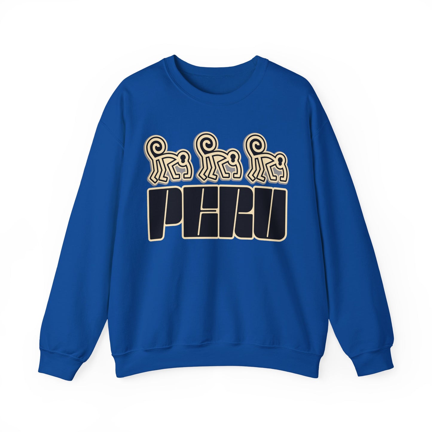 Best Peru Nazca Monkey Sweatshirt - Peruvian Crewneck