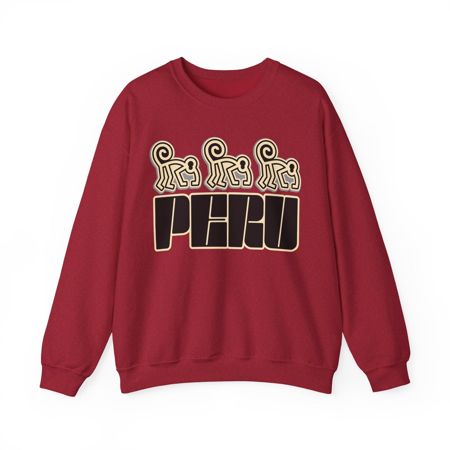 Best Peru Nazca Monkey Sweatshirt - Peruvian Crewneck