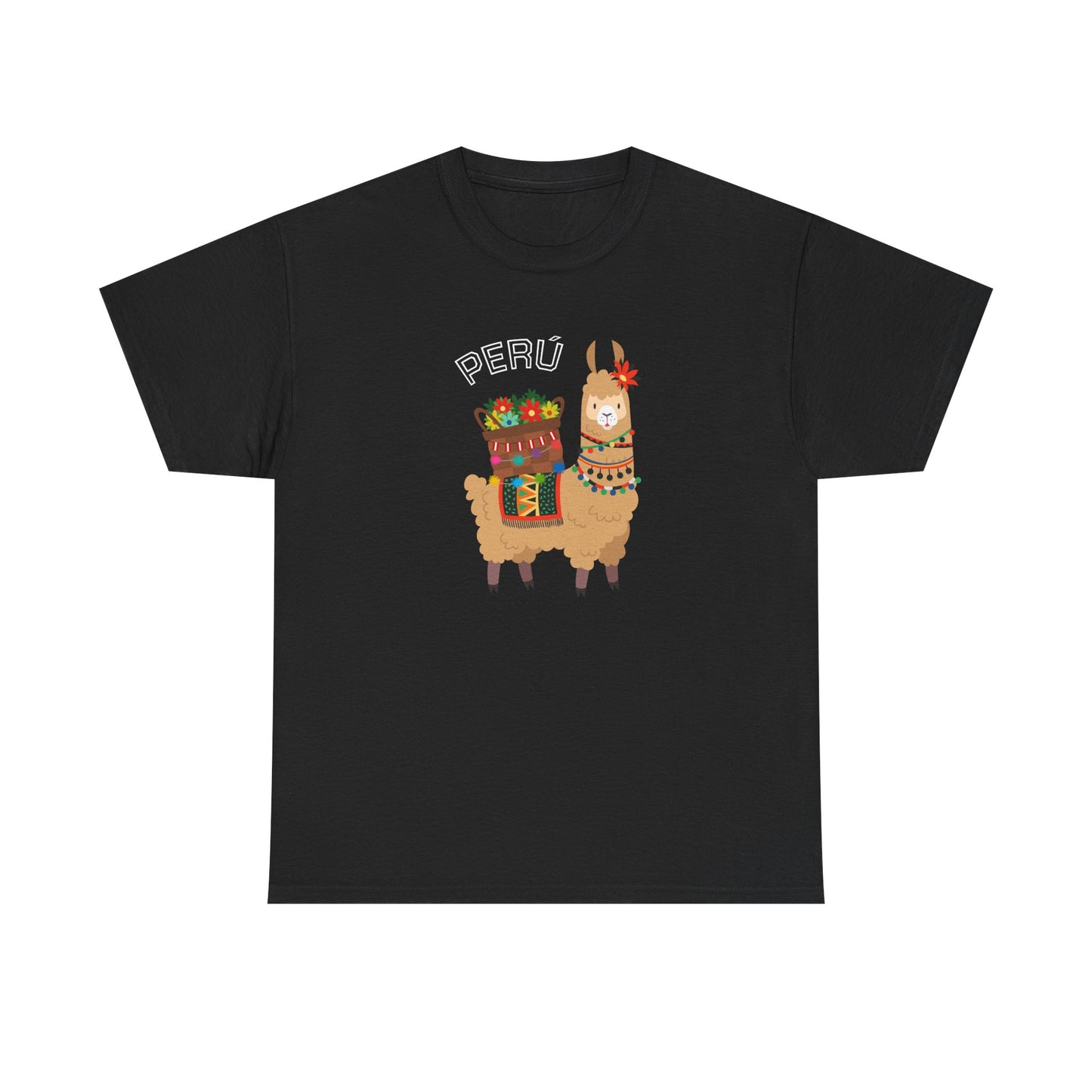 Best Peru Llama T-Shirt USA Unisex Andean Llama Pride Tee