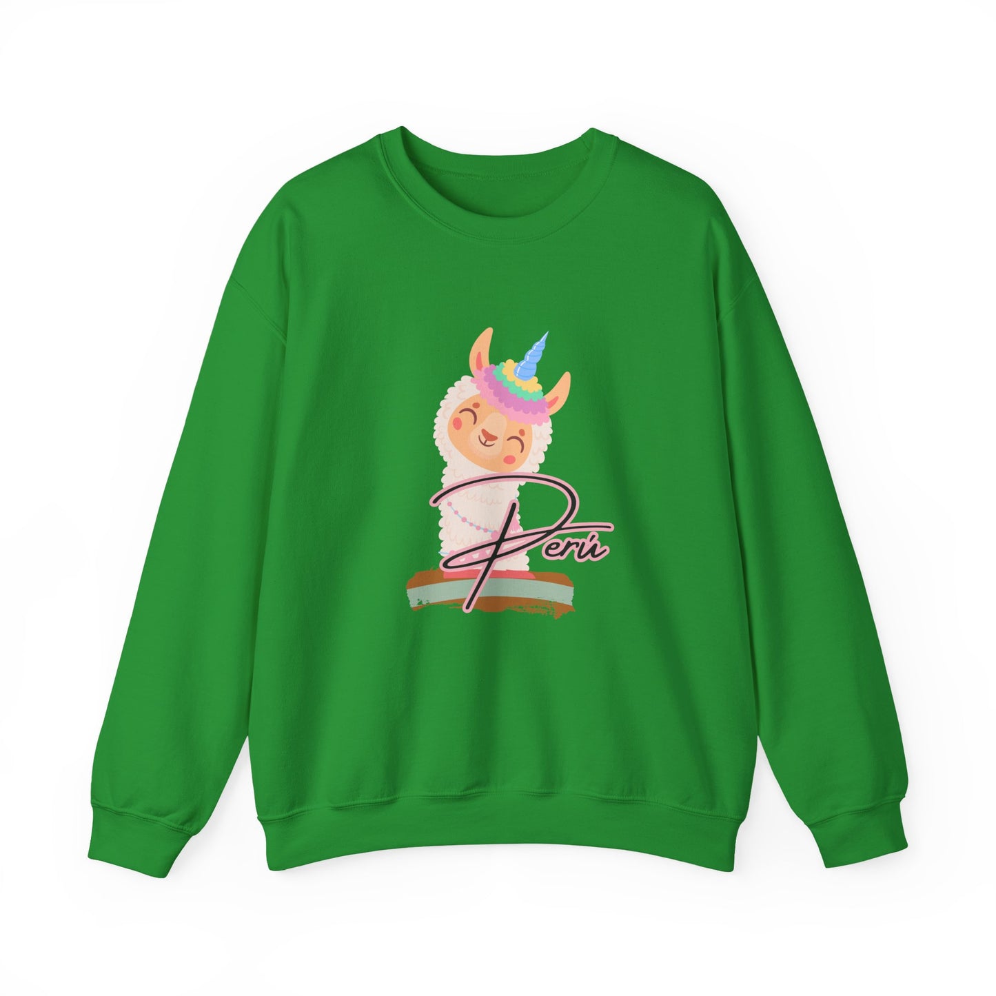 Best Peruvian Unisex Sweatshirt "Llama Unicorn"