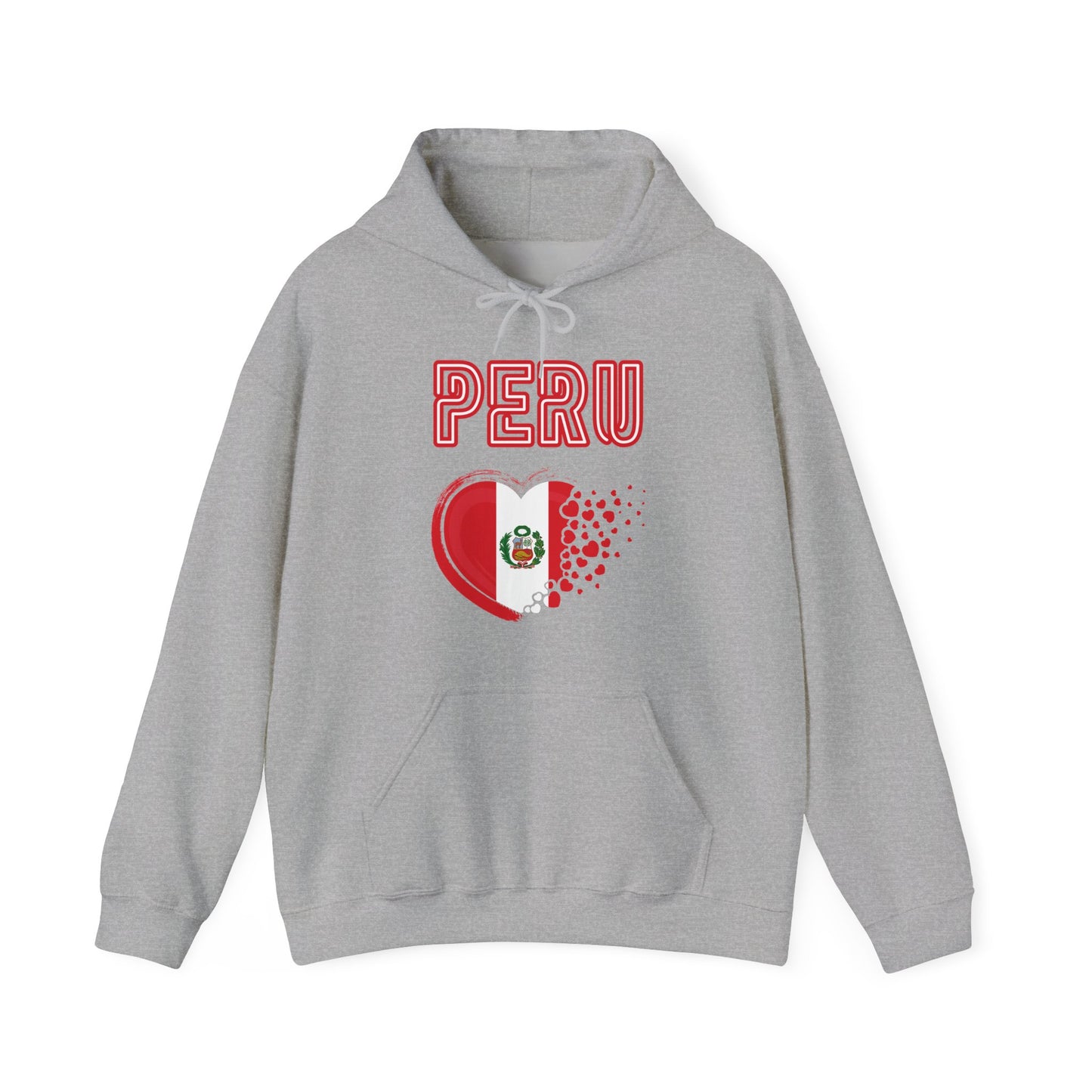 Best Peru Heart Flag Hoodie - Peruvian Pullover