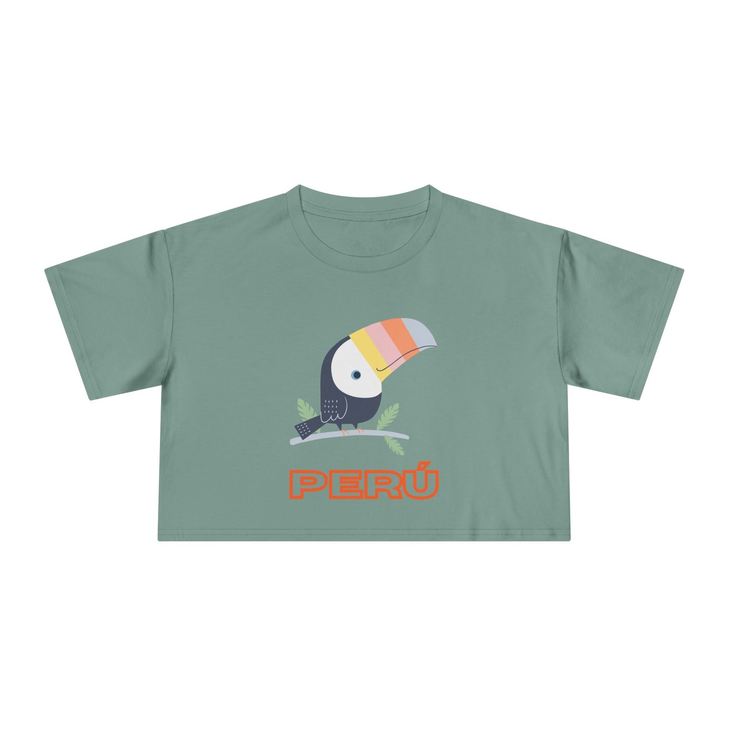 Best Peru Toucan Crop Top Bold Design | Peruvian Gift USA