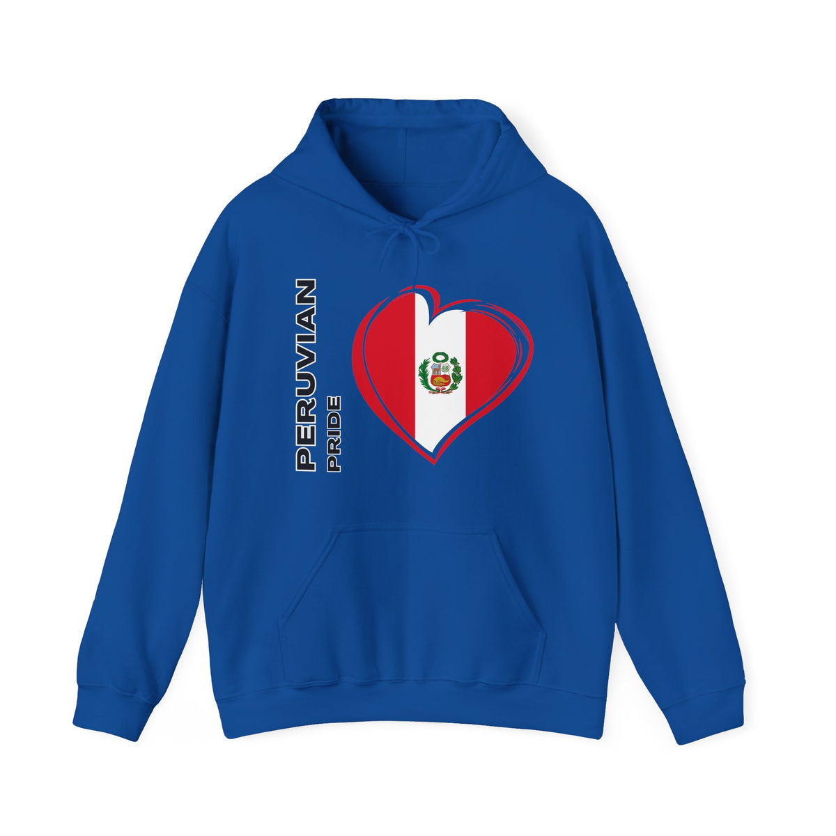 Best Peruvian Pride Hoodie - Peru Flag Heart Gift, Unisex