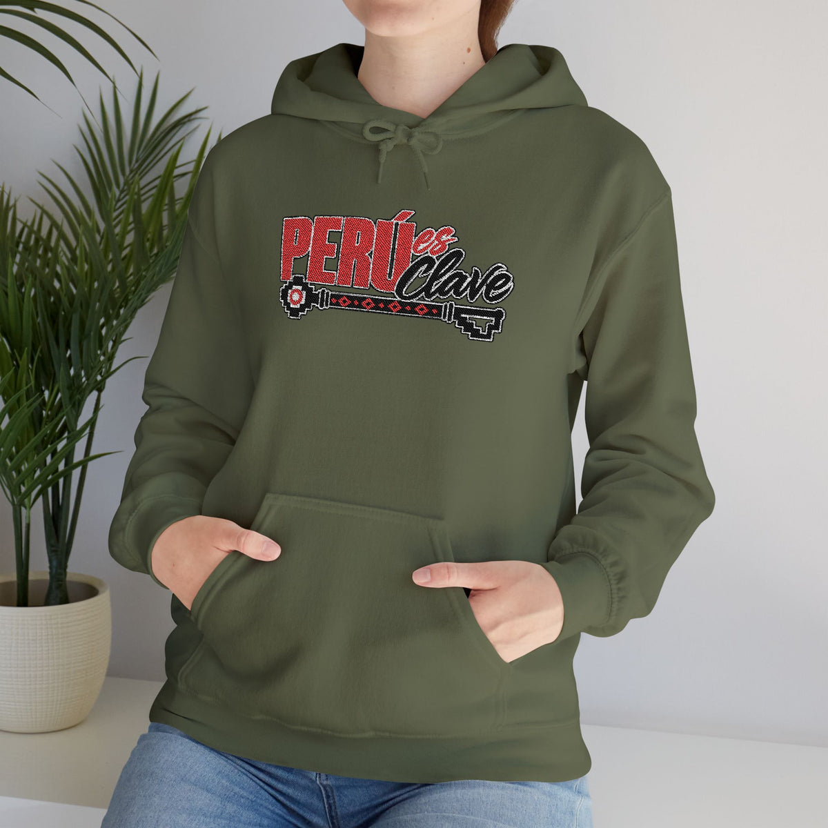 Best Peru Es Clave Embroidered Hoodie USA