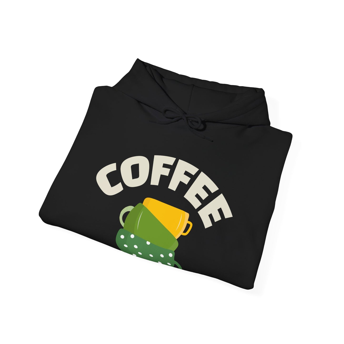 ☕ Stacked Coffee Cups Hoodie USA | Cozy Coffee Lovers Hoodie