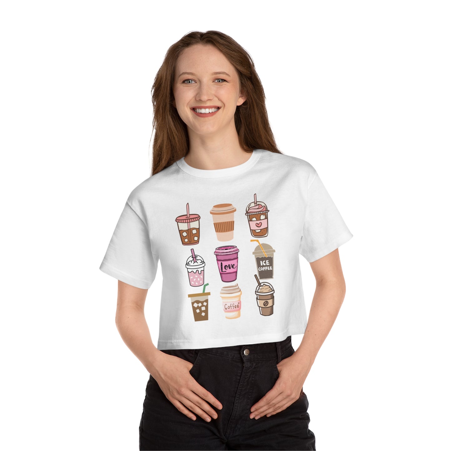 Best Cropped Coffee T-Shirt "Coffee Mugs for Coffee Lovers"