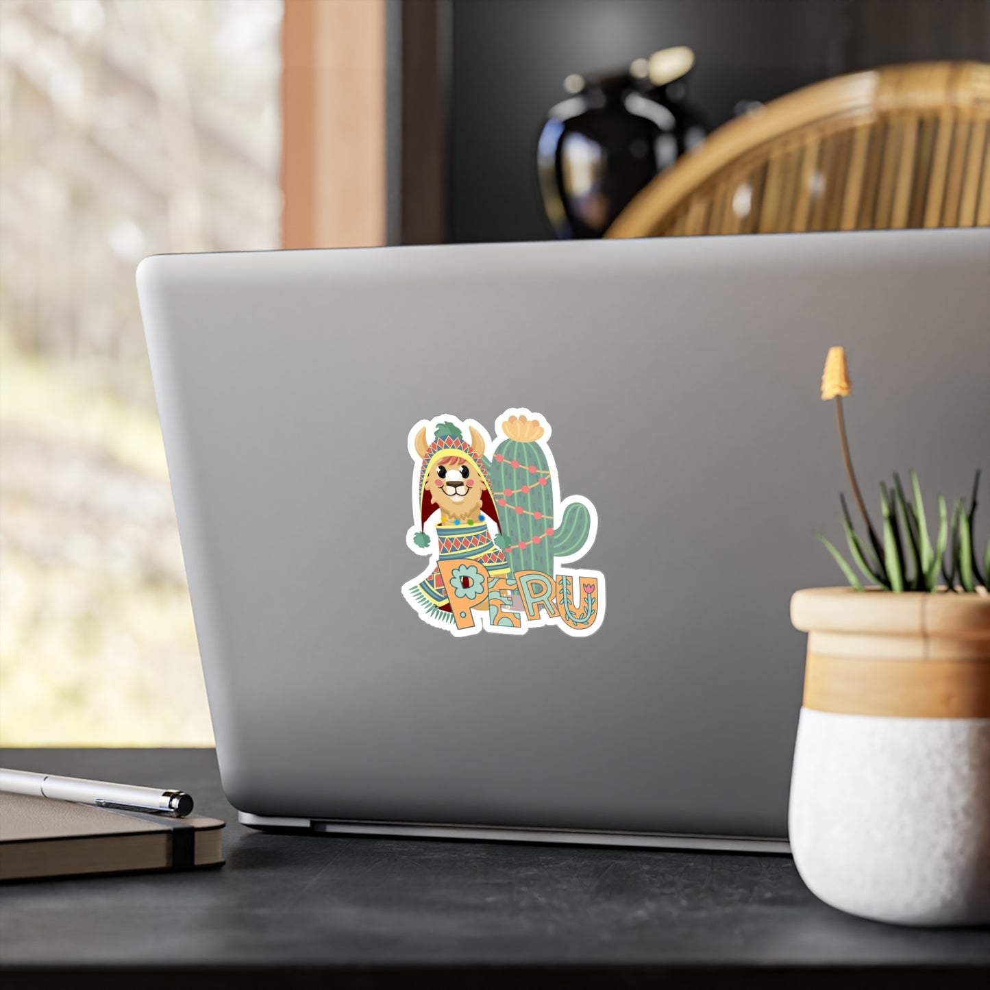 Best Peru Llama Chullo Sticker USA Waterproof Vinyl Decal