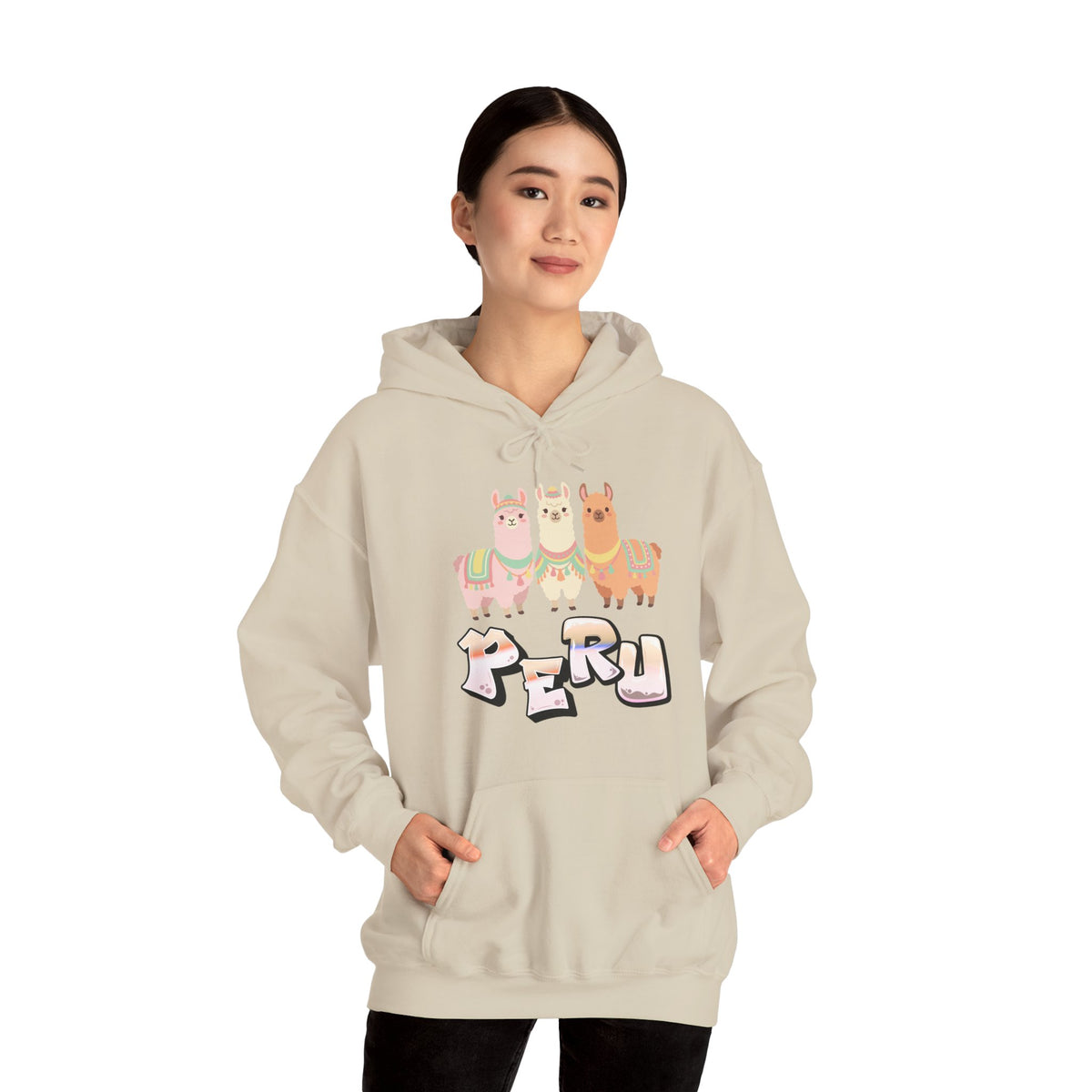Best Peru Three Llamas Hoodie - Peruvian Pullover
