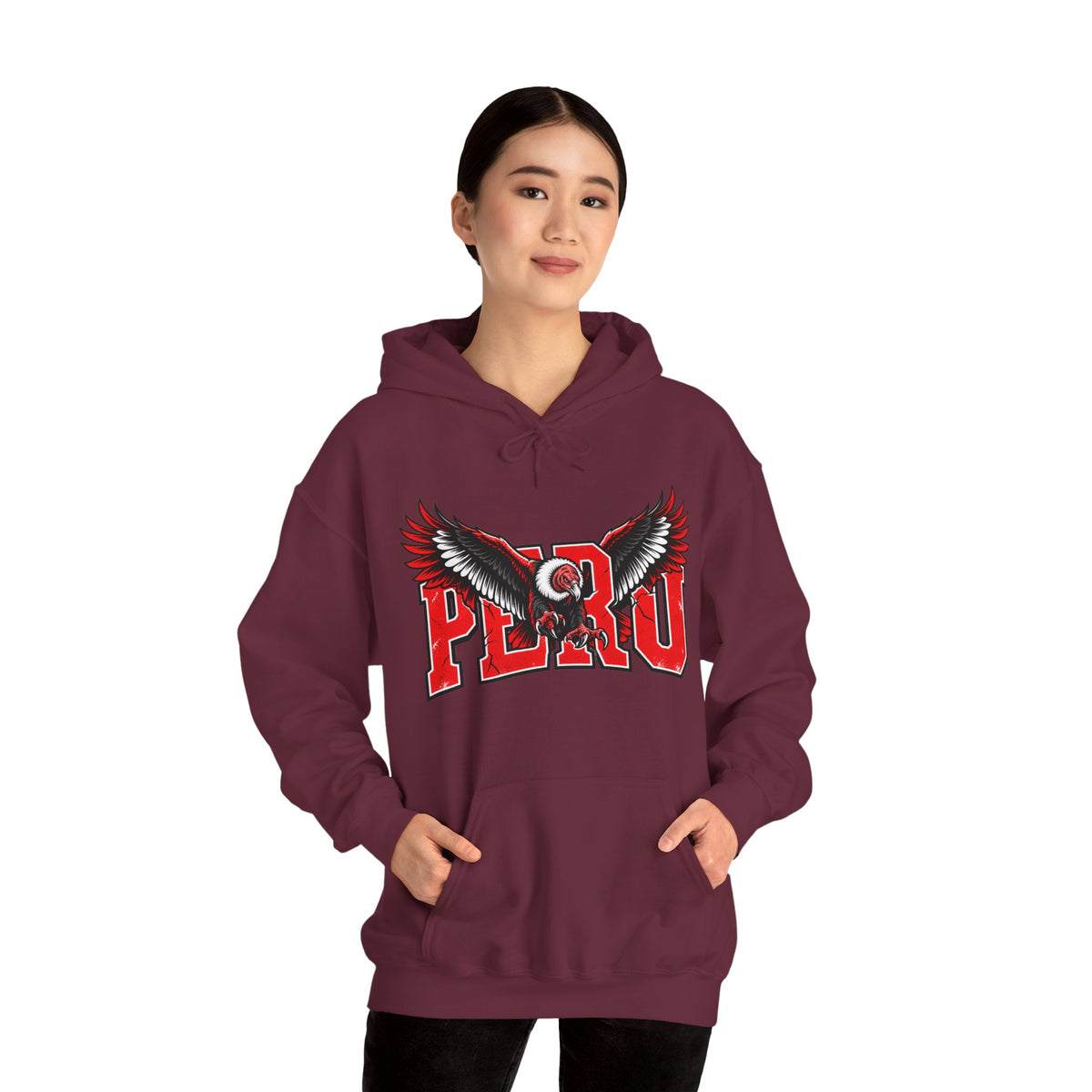 Best Peru Varsity Hoodie - Condor Design, Sporty Gift