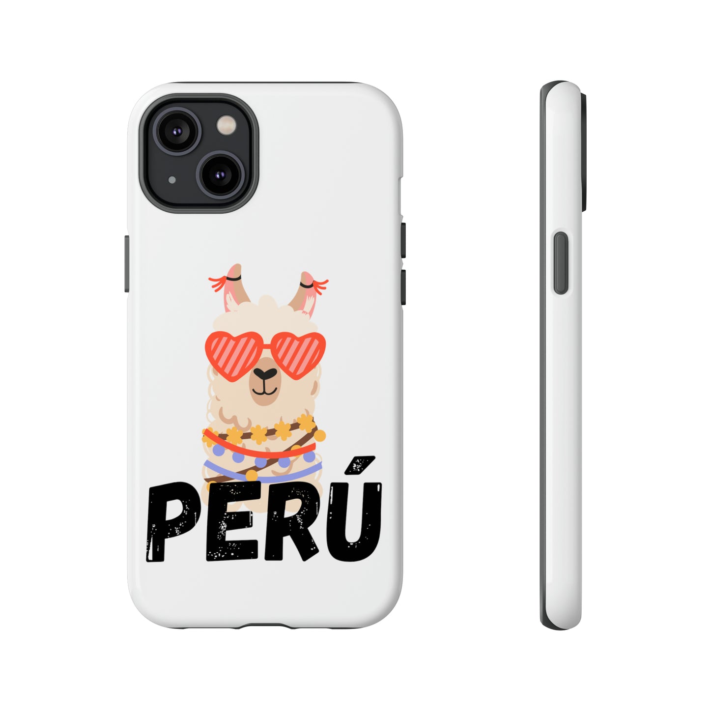 Tough iPhone  Cases "Peruvian Llama"